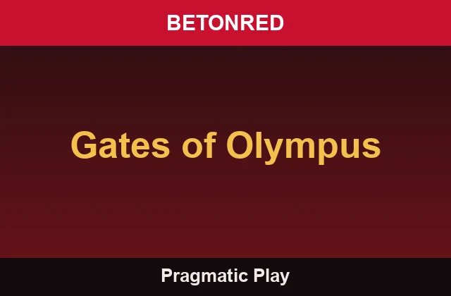 Gates of Olympus — Betonred Casino